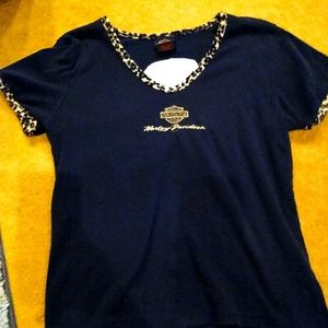 Harley Davidson Cheetah Shirt